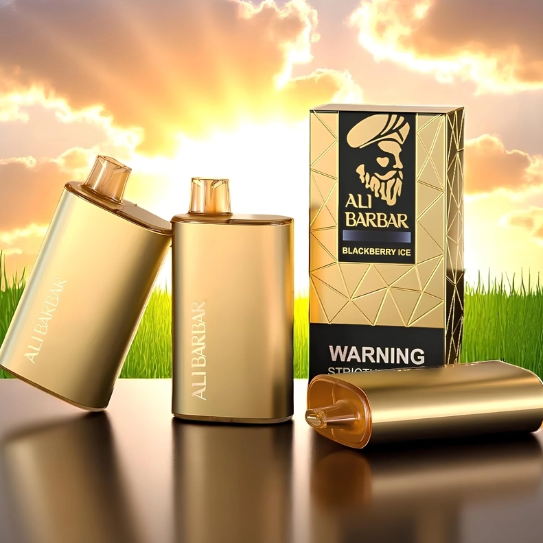 Alibarbar Rich 8000 Puffs Vape - Borovničev Led: Va&scaron;a Gorska Svežina v Žepu