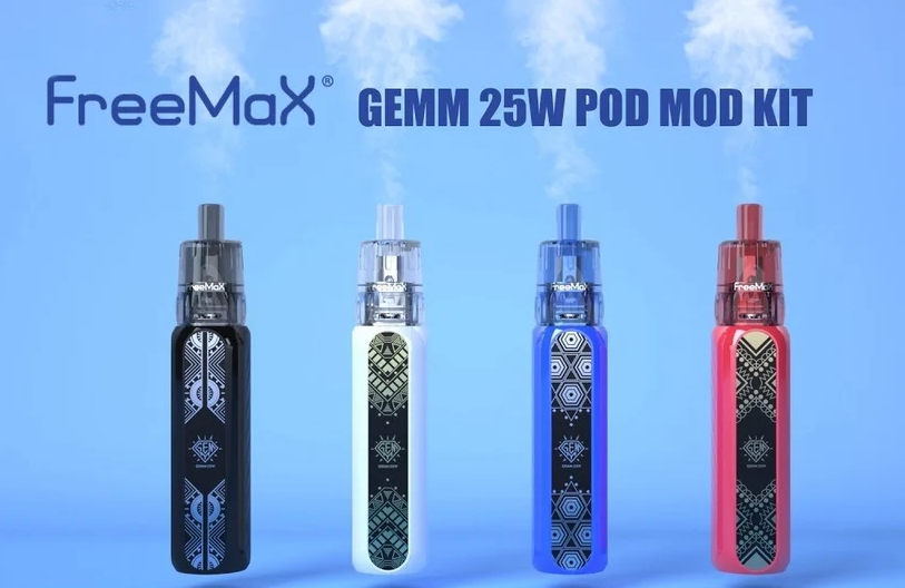 Freemax GEMM 25W Pod Mod Kit Vape - bela: Inovacija in eleganca v svetu vapinga